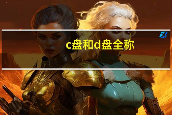 c盘和d盘全称