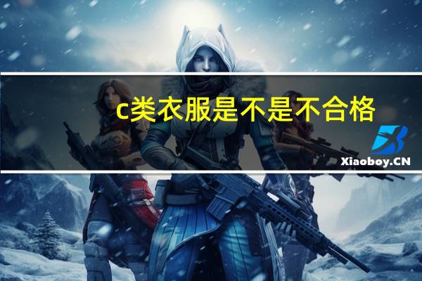 c类衣服是不是不合格