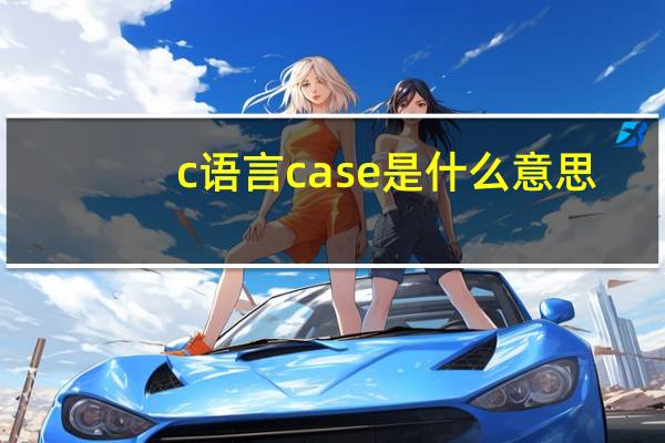c语言case是什么意思