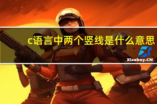 c语言中两个竖线是什么意思