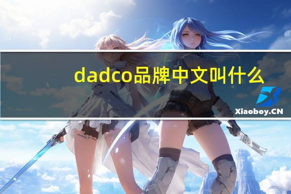 dadco品牌中文叫什么