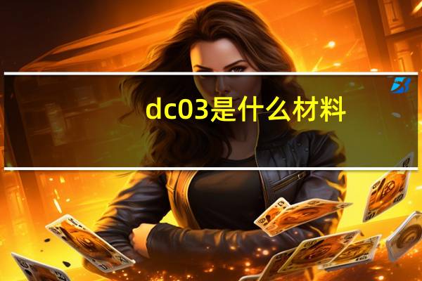 dc03是什么材料