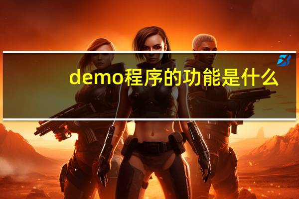 demo程序的功能是什么