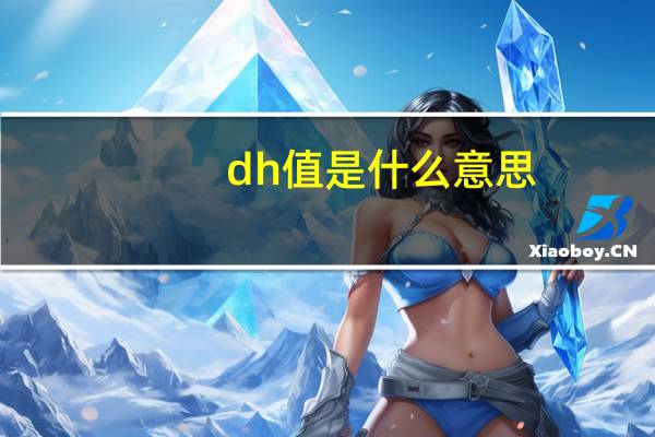 dh值是什么意思