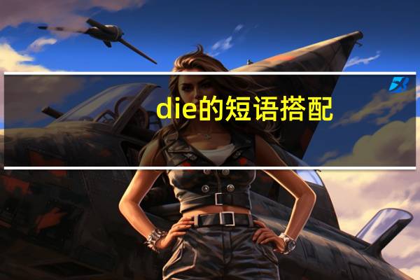 die的短语搭配