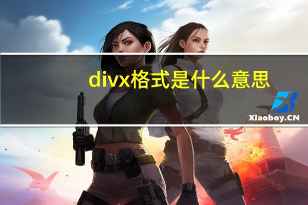 divx格式是什么意思（divx是什么格式）