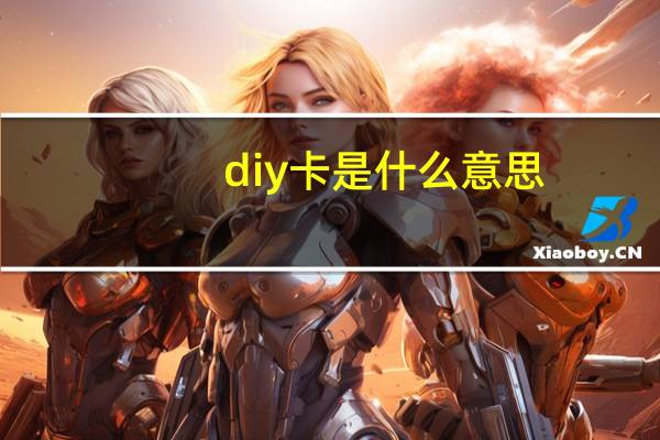 diy卡是什么意思