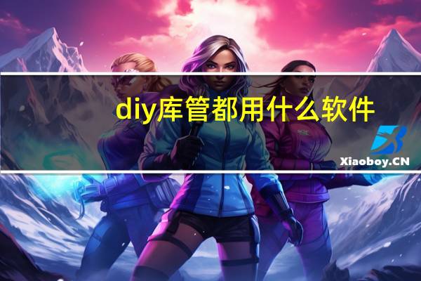 diy库管都用什么软件