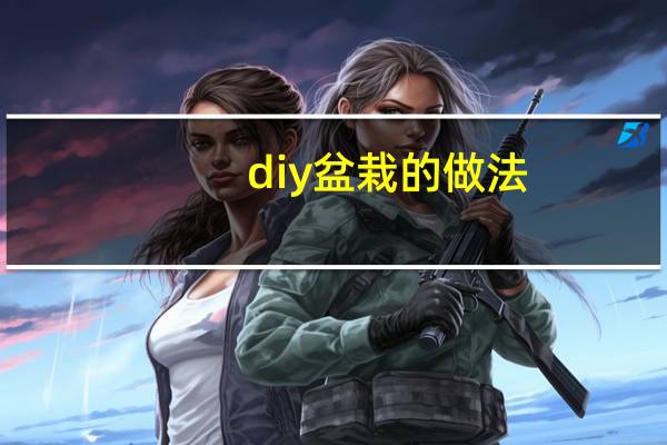 diy盆栽的做法