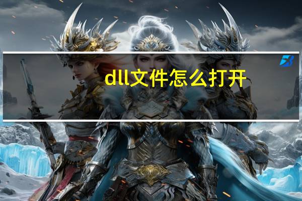 dll文件怎么打开
