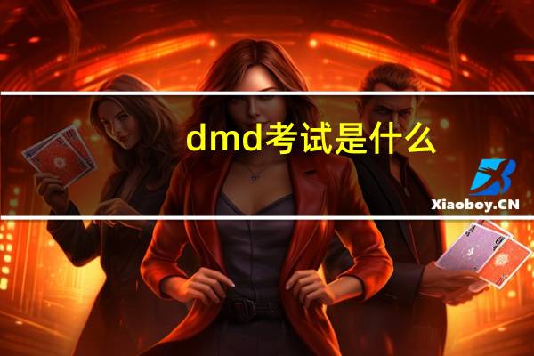 dmd考试是什么