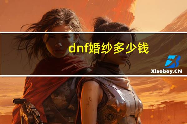 dnf婚纱多少钱