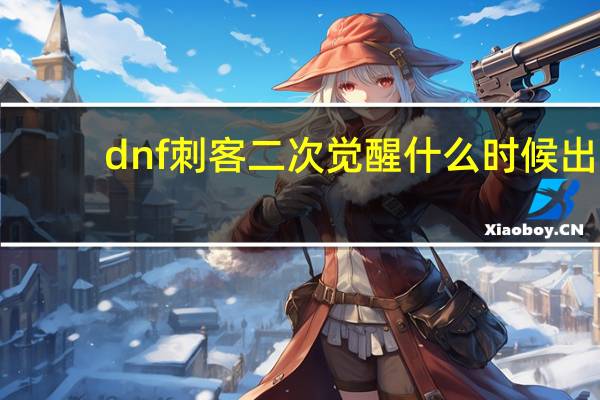 dnf刺客二次觉醒什么时候出（dnf刺客二次觉醒技能详解）