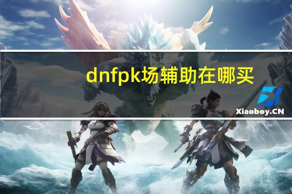 dnfpk场辅助在哪买（dnfpk挂）