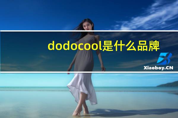 dodocool是什么品牌（doodoo是什么牌子）