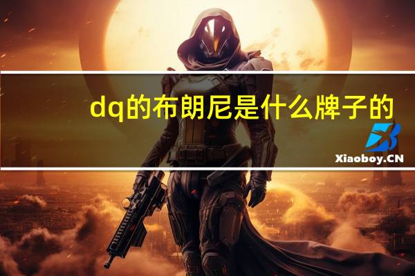 dq的布朗尼是什么牌子的