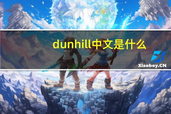 dunhill中文是什么（dungeon中文是什么意思）
