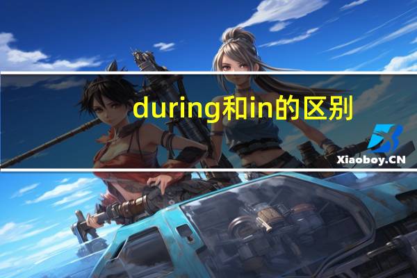 during和in的区别