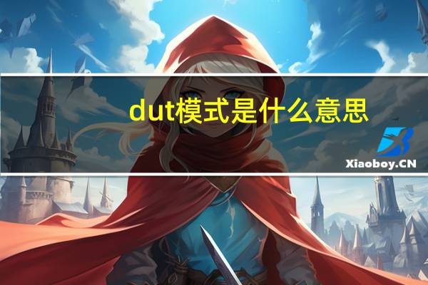 dut模式是什么意思