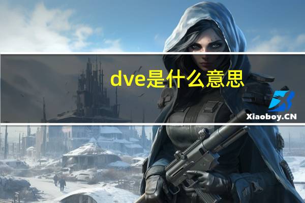 dve是什么意思
