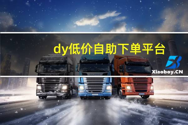 dy低价自助下单平台 - 24小时秒单业务平台免费,qq互赞宝最新版