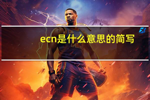 ecn是什么意思的简写(ecn是什么意思)