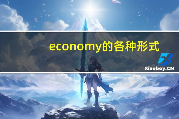 economy的各种形式