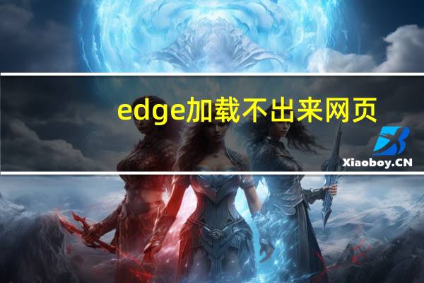 edge加载不出来网页