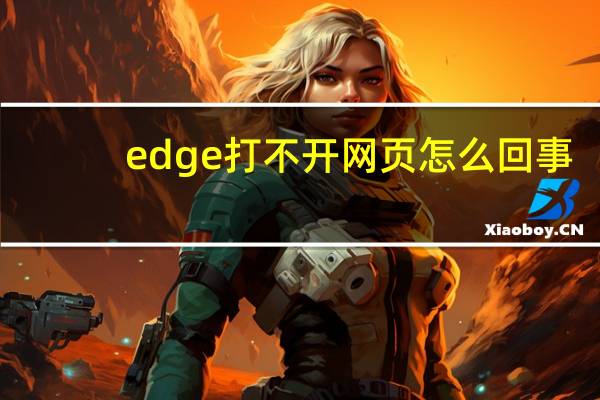 edge打不开网页怎么回事（打不开网页怎么回事）