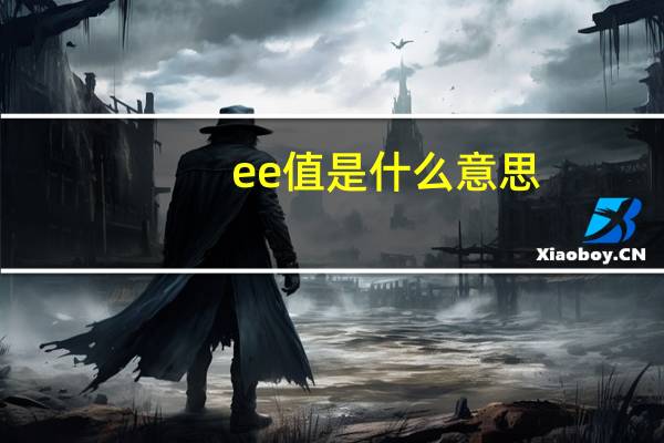 ee值是什么意思