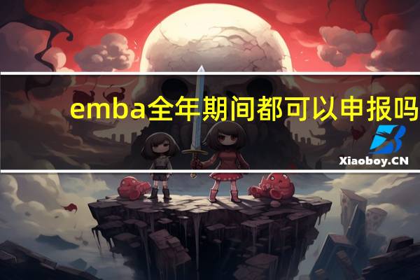 emba全年期间都可以申报吗