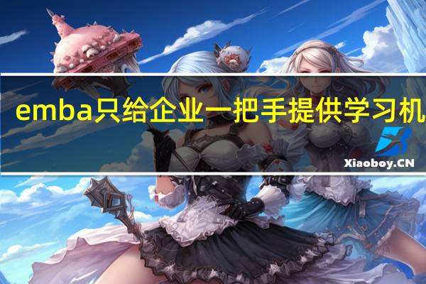 emba只给企业一把手提供学习机会吗