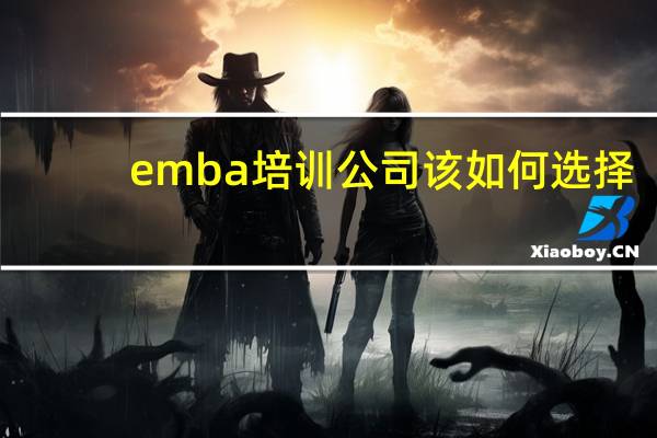 emba培训公司该如何选择