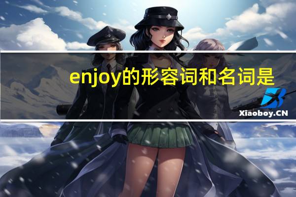 enjoy的形容词和名词是？