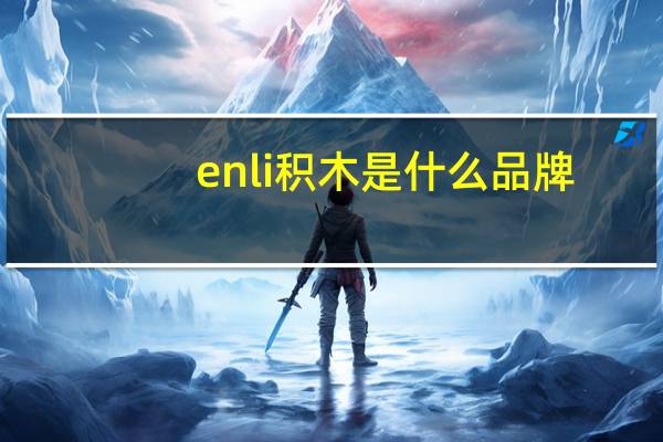enli积木是什么品牌