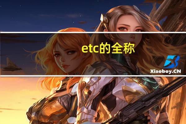 etc的全称