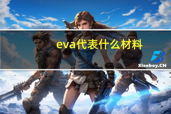 eva代表什么材料