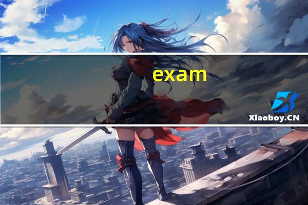 exam