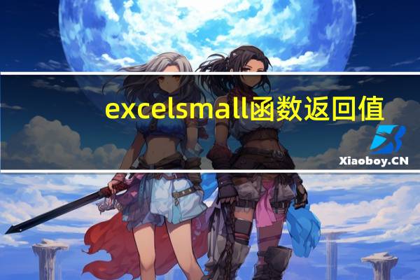 excelsmall函数返回值（excelsmall）