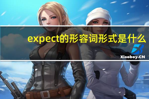 expect的形容词形式是什么