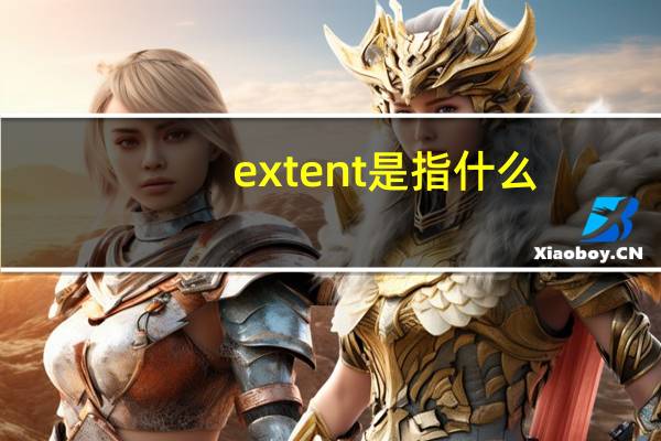 extent是指什么