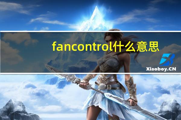 fan control什么意思
