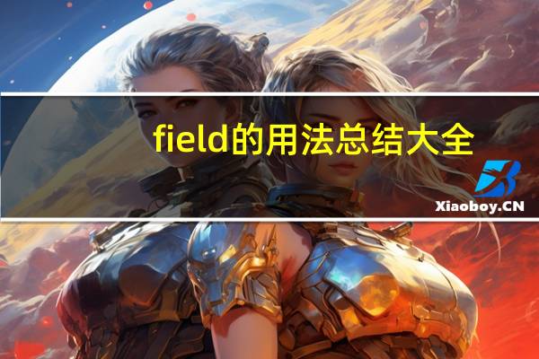 field的用法总结大全