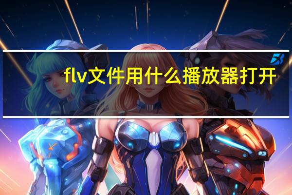 flv文件用什么播放器打开