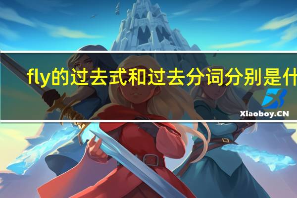 fly的过去式和过去分词分别是什么