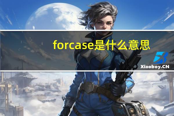 forcase是什么意思