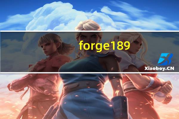 forge1 8 9