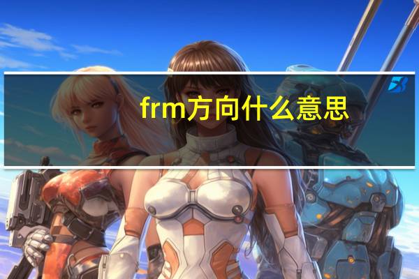 frm方向什么意思