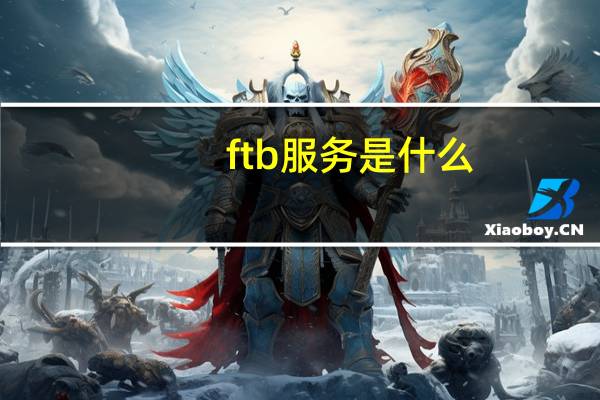 ftb服务是什么