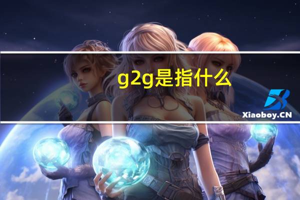 g2g是指什么（g2g）